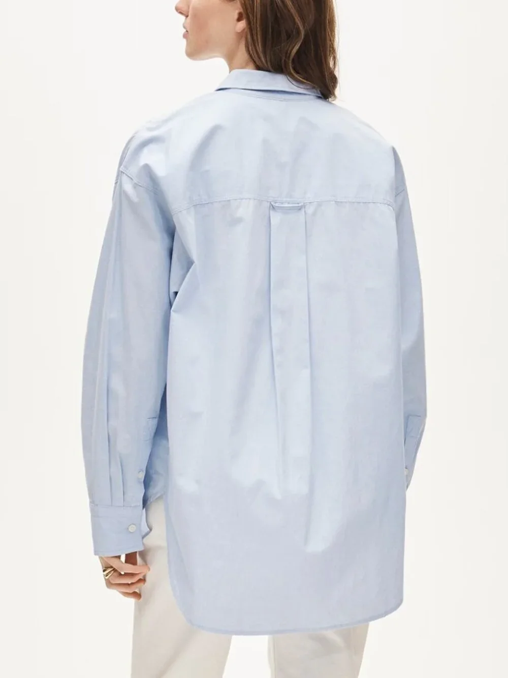 NWT J. Crew Étienne Oversized Button-up Shirt Lightweight Oxford Blue Eoe Size S